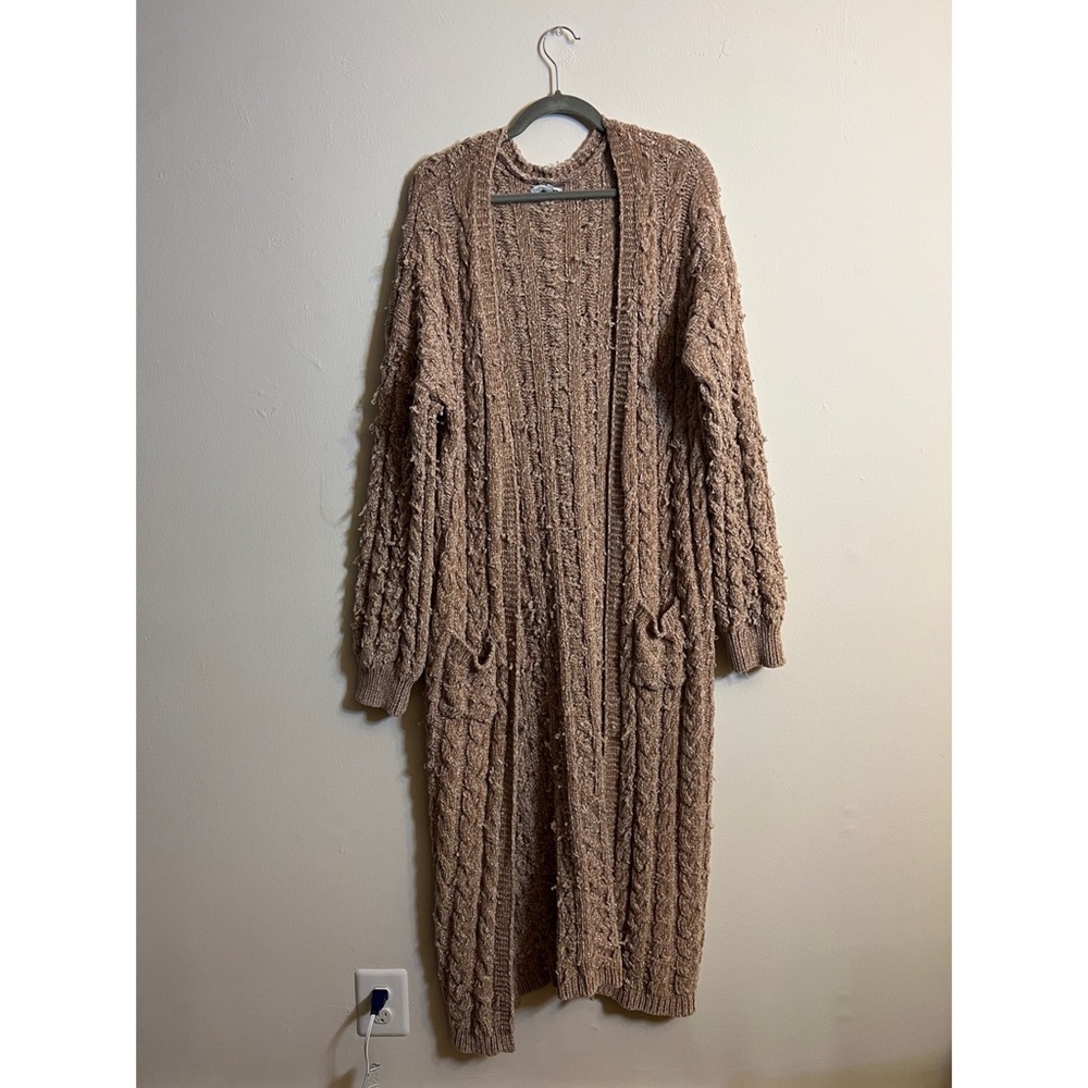 Tan cardigan